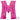 Ballon Mylar Supershape - Lettre M Magenta Party Shop