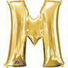 Anagram - Ballon Mylar Supershape - Lettre M - Or - Party Shop