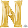 Anagram - Ballon Mylar Supershape - Lettre N Or - Party Shop