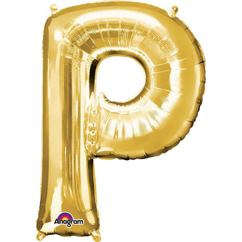 Ballon Mylar Supershape - Lettre P - Or Party Shop