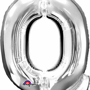 Ballon Mylar Supershape - Lettre Q - Argent Party Shop