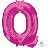 Anagram - Ballon Mylar Supershape - Lettre Q Magenta - Party Shop