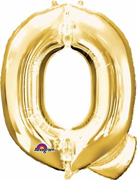 Ballon Mylar Supershape - Lettre Q - Or Party Shop