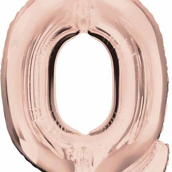 Ballon Mylar Supershape - Lettre Q - Rosegold Party Shop