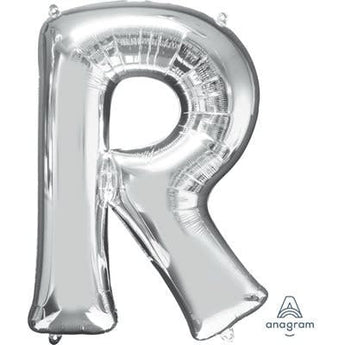 Ballon Mylar Supershape - Lettre R Argent Party Shop