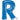 Anagram - Ballon Mylar Supershape - Lettre R Bleu - Party Shop