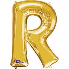 Ballon Mylar Supershape - Lettre R Or Party Shop