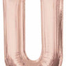 Anagram - Ballon Mylar Supershape - Lettre U - Rosegold - Party Shop