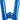 North Star Balloon - Ballon Mylar Supershape Lettre W - Bleu - Party Shop