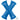 Anagram - Ballon Mylar Supershape - Lettre X Bleu - Party Shop