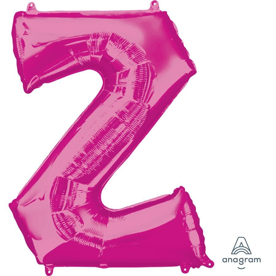 Ballon Mylar Supershape - Lettre Z Magenta Party Shop