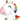 Anagram - Ballon Mylar Supershape - Licorne Assis - Party Shop