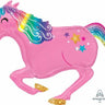 Anagram - Ballon Mylar Supershape - Licorne Rose - Party Shop