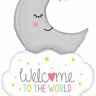 Betallic - Ballon Mylar Supershape - Lune (Welcome To The World) - Party Shop