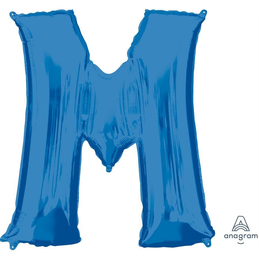 Ballon Mylar Supershape - M Bleu Party Shop