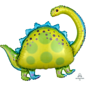 Ballon Mylar Supershape - Mignon Dinosaure Party Shop