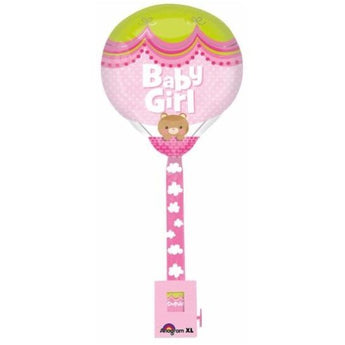 Ballon Mylar Supershape - Montgolfière Fille Party Shop