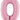 Ballon Mylar Supershape - Nombre 0 Rose Pastel Party Shop