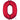 Anagram - Ballon Mylar Supershape - Nombre 0 Rouge - Party Shop