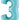 Betallic - Ballon Mylar Supershape - Nombre 3 Bleu Pastel - Party Shop