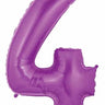 Betallic - Ballon Mylar Supershape - Nombre 4 Mauve - Party Shop