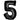 Anagram - Ballon Mylar Supershape - Nombre 5 Noir - Party Shop