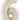 Betallic - Ballon Mylar Supershape - Nombre 6 Blanc Sable - Party Shop