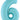 Betallic - Ballon Mylar Supershape - Nombre 6 Bleu Pastel - Party Shop