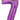 Betallic - Ballon Mylar Supershape - Nombre 7 Mauve - Party Shop