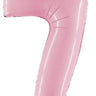 Betallic - Ballon Mylar Supershape - Nombre 7 Rose Pastel - Party Shop