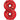 Anagram - Ballon Mylar Supershape - Nombre 8 Rouge - Party Shop