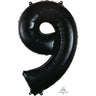Anagram - Ballon Mylar Supershape - Nombre 9 Noir - Party Shop