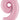 Ballon Mylar Supershape - Nombre 9 Rose Pastel Party Shop