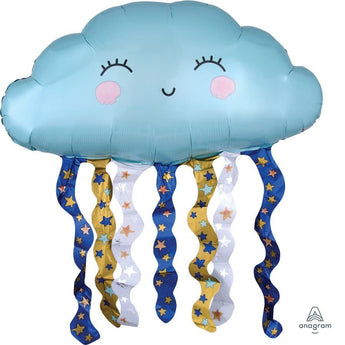 Ballon Mylar Supershape - Nuage Bleu Party Shop