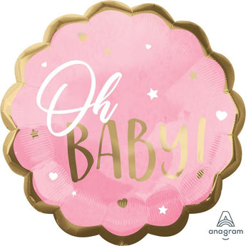 Ballon Mylar Supershape - Oh Baby! Fille Party Shop