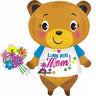 Anagram - Ballon Mylar Supershape - Ourson Love You Mom - Party Shop