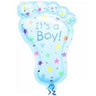 Anagram - Ballon Mylar Supershape - Pied De Bébé Garçon - Party Shop