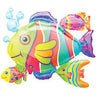Anagram - Ballon Mylar Supershape - Poissons Tropicaux - Party Shop