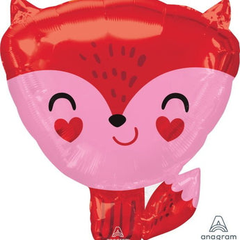 Ballon Mylar Supershape - Renard En Amour Party Shop