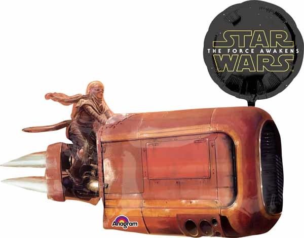 Ballon Mylar Supershape - Rey Star Wars Vii Party Shop