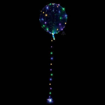Ballon Mylar Supershape Rond Avec Lumière Intégrée Party Shop