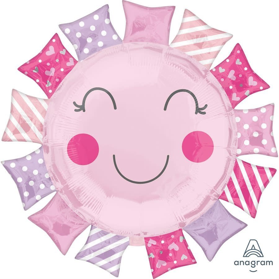 Ballon Mylar Supershape - Soleil Rose Party Shop