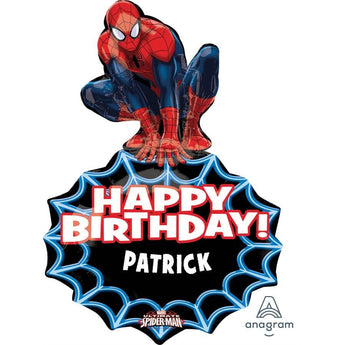 Ballon Mylar Supershape - Spider - Man Personnalisable Party Shop