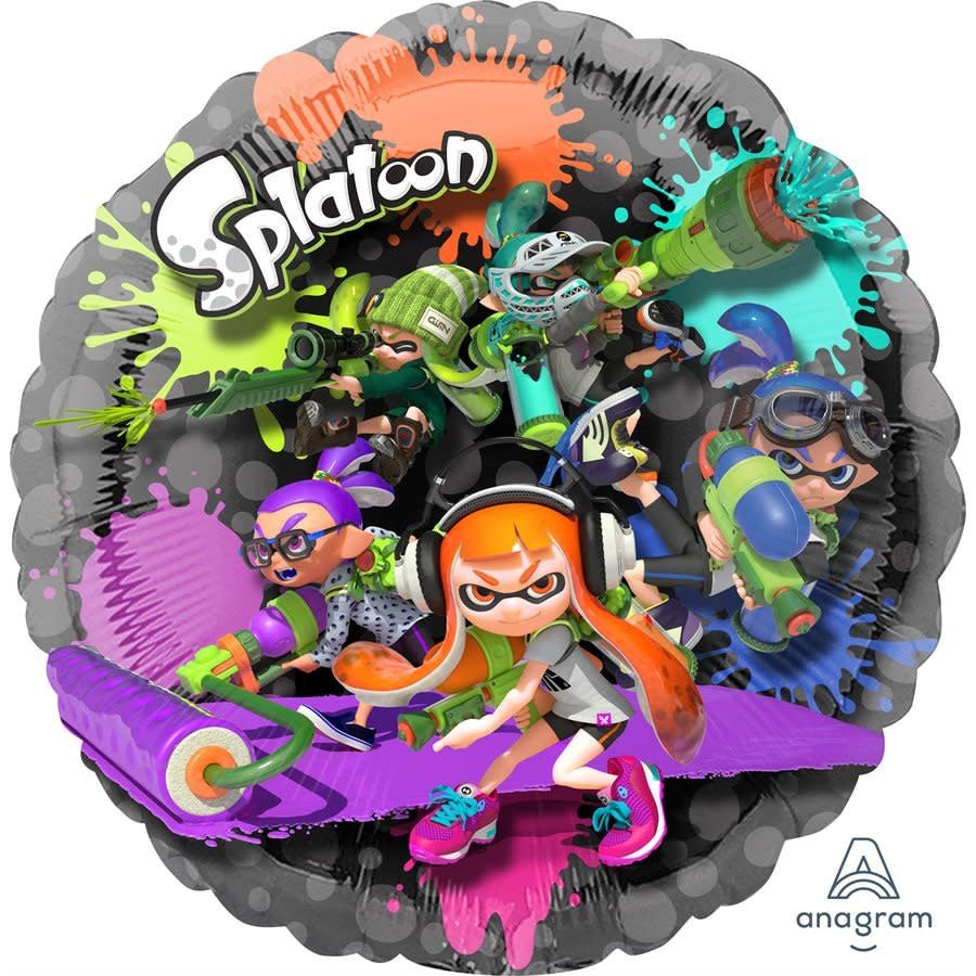 Ballon Mylar Supershape - Splatoon Party Shop