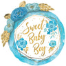 Anagram - Ballon Mylar Supershape - Sweet Baby Boy Floral - Party Shop