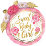 Anagram - Ballon Mylar Supershape - Sweet Baby Girl Floral - Party Shop