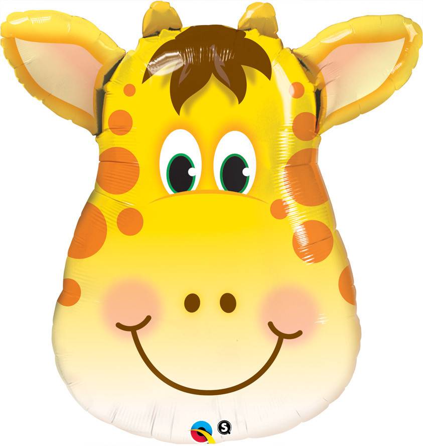 Ballon Mylar Supershape - Tete De Giraffe Party Shop