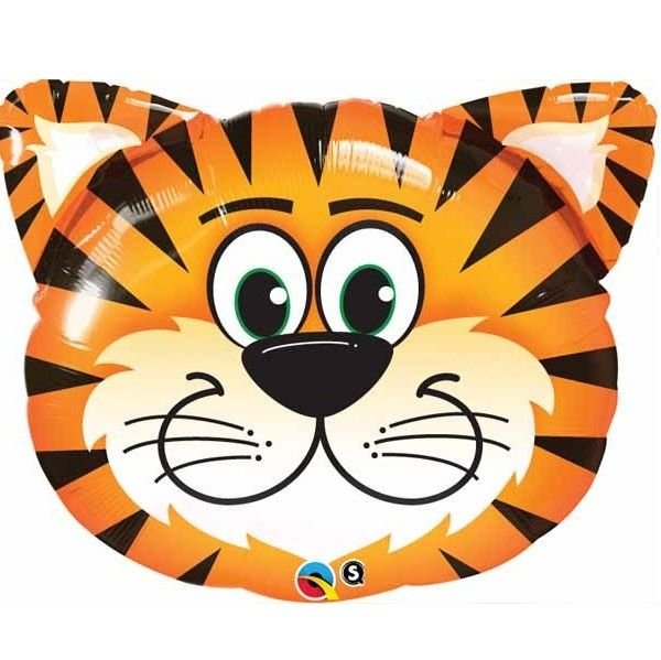 Ballon Mylar Supershape - Tête De Tigre Party Shop