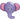 Qualatex - Ballon Mylar Supershape - Tete D'Éléphant - Party Shop