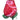 Anagram - Ballon Mylar Ultra-Shape - Rose Rouge Et Rose - Party Shop